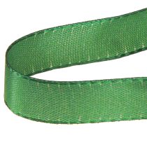 Artikel Dekorativt bånd grønt gavebånd selvedge mørkegrøn 15mm 3m x 10 stk