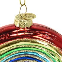 Artikel Glas Regnbue Ornament - Festlig juletræsdekoration med skinnende farver
