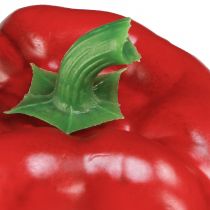 Artikel Paprika dekoration rød grøn kunstig net Ø8cm H11,5cm 4 stk