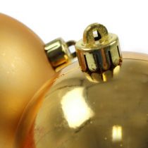 Artikel Julekugle guld 10cm 4 stk