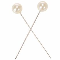 Artikel Perlehovednåle, champagnefarvet, Ø10 mm, 60 mm