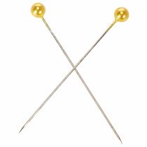 Artikel Perlehovednåle Ø6mm 65mm guld