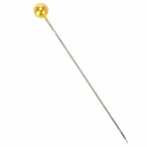 Artikel Perlehovednåle Ø6mm 65mm guld
