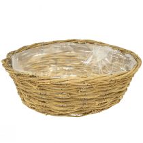 Artikel Planteskål dekorativ skål rund naturlige vinstokke Ø35cm H12cm