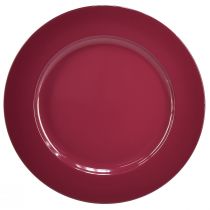 Artikel Alsidige mørkerøde plastplader – 28 cm, perfekt til dekoration og udendørs brug – 4 stk