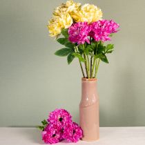 Artikel Kunstig ranunkelblomst, en detaljeret kopi til stue- og kontordekoration, 55 cm, 6 stk.