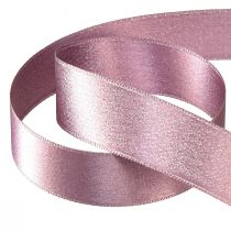 Artikel Dekorativt bånd, pyntebånd, skinnende bånd, pink, B25mm, L20m