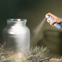 Artikel Sølvspray snespray glitter til vinduer og vinterdekoration 150ml