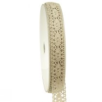 Artikel Blondebånd dekorative bånd blonde beige B18mm 20m