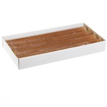 Artikel Taper stearinlys bordlys i karamel 34mm x 300mm 4 stk