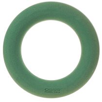 Artikel OASIS® Blomsterskumkransring Grøn H3cm Ø25cm 6 stk