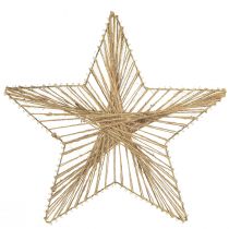 Artikel Star Jute Natural Rustik Julestjerne 30cm 4stk