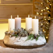 Artikel Stjerner med glimmerchampagne 11,5cm 4 stk