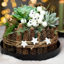 Artikel Spredte stjerner med glittercreme 2,5 cm 96 stk.