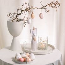 Artikel Bakke med praktiske håndtag til alsidige dekorationsideer med blomster og naturmaterialer, 30 cm