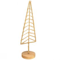 Artikel Juletræspyntstativ metal træ natur H39cm 2stk