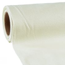 Artikel Bordløber fløjl bordløber creme dekorativt stof 28×270cm