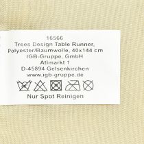 Artikel Bordløber julegrantræer grønne 140x41,5cm