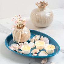 Artikel Metal bordskål, elegant og funktionel dekoration til opholdsrum, 28 cm