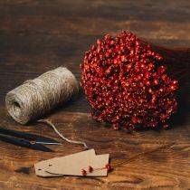 Artikel Tørrede blomsterbuketter, en charmerende tilføjelse til vaser eller arrangementer, 44 cm