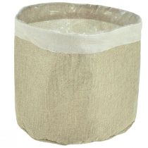Artikel Plantekasse Jute Stofkurv Naturlig Utensilo Ø28cm H25cm 3stk
