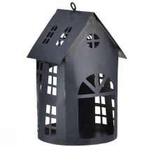 Artikel Fuglehus antikgrå metal 30x15 cm