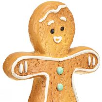 Artikel Julepynt honningkager mand og kvinde keramik 16cm 2stk