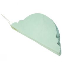 Artikel Julekuglepapir turkis løg FSC Ø15cm H20cm