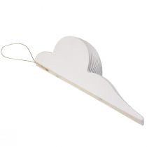 Artikel Julekuglepapir honeycomb dekoration løg hvid FSC Ø12cm