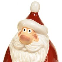 Artikel Julemandsfigur i rød 13 cm - ideel juledekoration til en festlig stemning - 2 stk