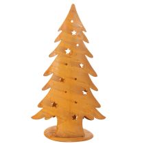 Artikel Juletræslanterne, metaldekoration i rustik finish, jul H46cm B25,5cm
