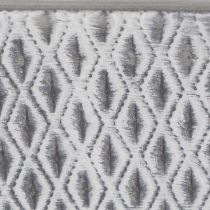 Artikel Zinkskål med diamantmønster, 26 cm x 15,5 cm