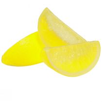 Artikel Citrondekoration Kunstige Citronskiver 7×3,5×3cm 48 stk