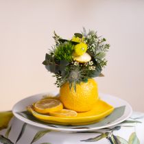 Artikel Citron dekorativ vase keramik urtepotte gul Ø8,5cm