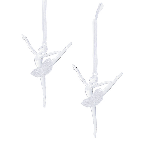 Floristik24.dk Juletrædekorationer Ballerina 10cm - billigt online