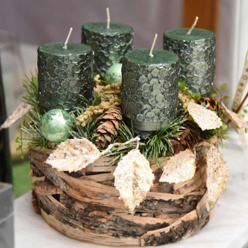 Floristik24 Dekorativ gren guld og glitter Julepynt gren glitter 65cm