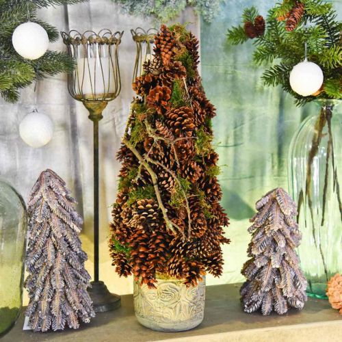 Artikel Blomsterskumkegle tør blomstermasse H40cm 2 stk