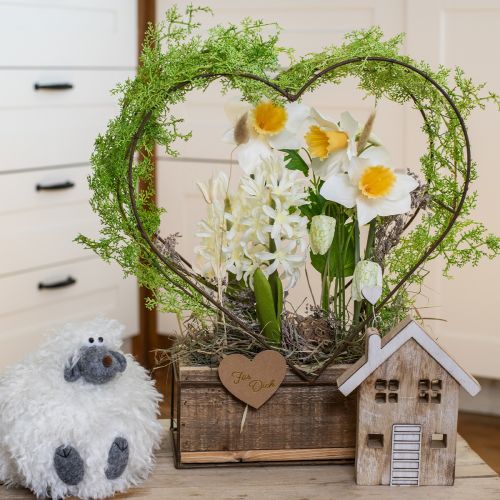 Artikel Kunstige påskeliljer silkeblomster hvid påskelilje 40cm 3 stk