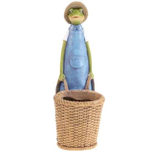 Floristik24 Frog deco planter polyresin borddekoration sommer H31,5cm