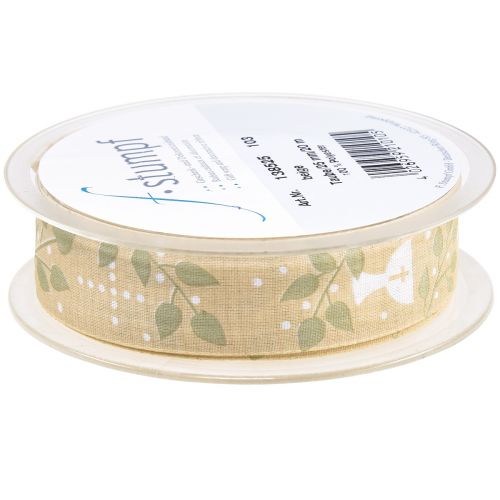 Artikel Bånd nadver dekorationsbånd beige 25mm 20m