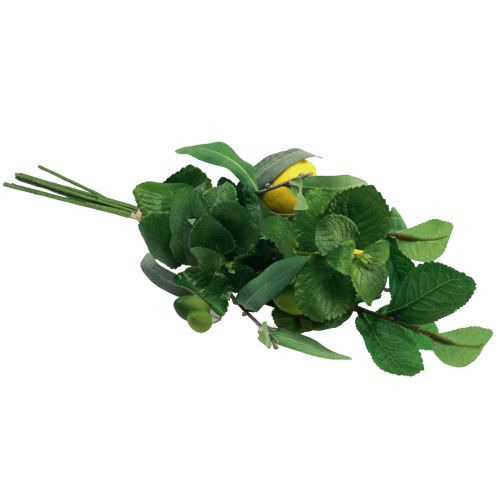 Artikel Dekorative grene Middelhavet dekorative citroner kunstige 50cm