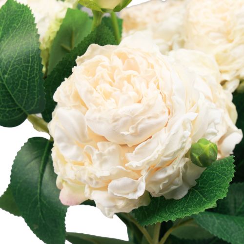 Artikel Artificial Roses Creme Artificial Roses Dry Look 53cm 3stk