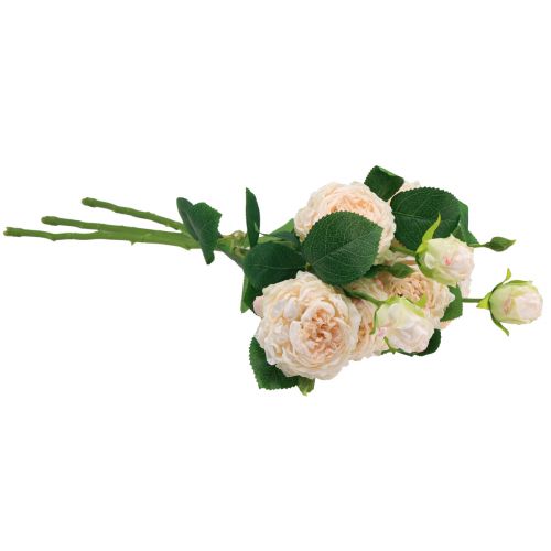 Artikel Kunstige Roser Creme Kunstige Roser Dry Look 53cm 3 Stk