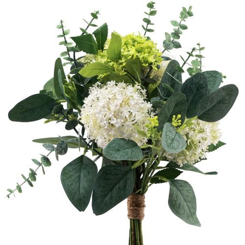 Floristik24 Kunstig blomsterbuket snebold eukalyptus kunstig 45cm