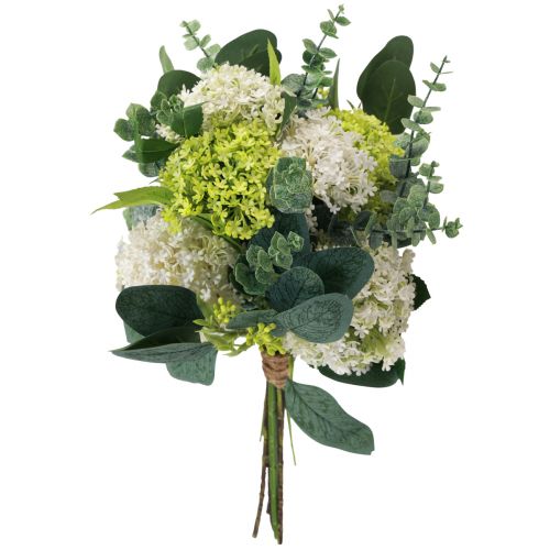 Artikel Kunstig blomsterbuket snebold eukalyptus kunstig 45cm