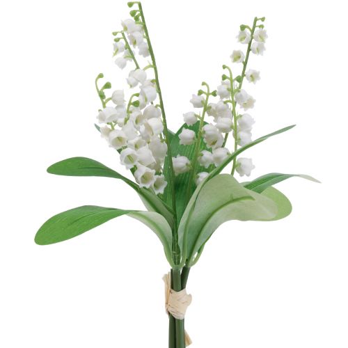 Artikel Dekorative liljekonval kunstige blomster hvide forår 31cm 3stk
