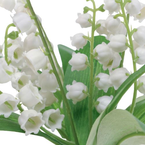Artikel Dekorative liljekonval kunstige forårsblomster hvide 31cm 3 stk