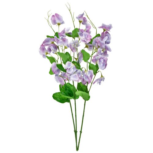 Floristik24 Kunstige Blomster Lilla Vikker Vicia Haveblomster 61cm 3stk