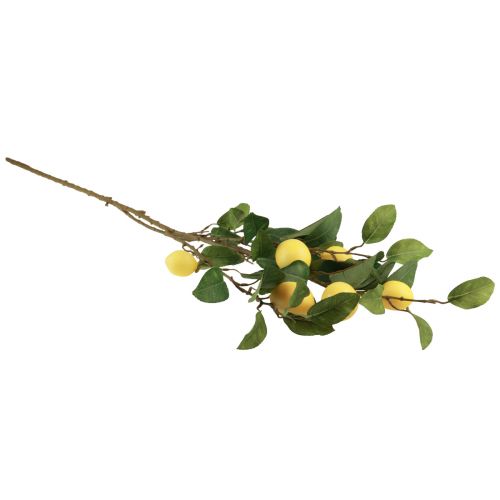Artikel Dekorativ citrongren med 6 kunstige citroner 100cm