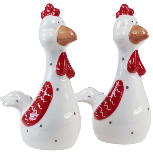 Artikel Dekorative kyllinger påskedekorationsfigurer 12cmx7,5cmx18,5cm 2 stk.
